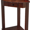 Deluxe 8 Cue Floor Rack w/ Drawer - Chocolate